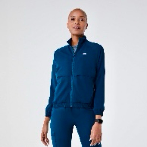 Figs Women’s Sydney Deep Reef Blue Jacket NWT! - Picture 6 of 14